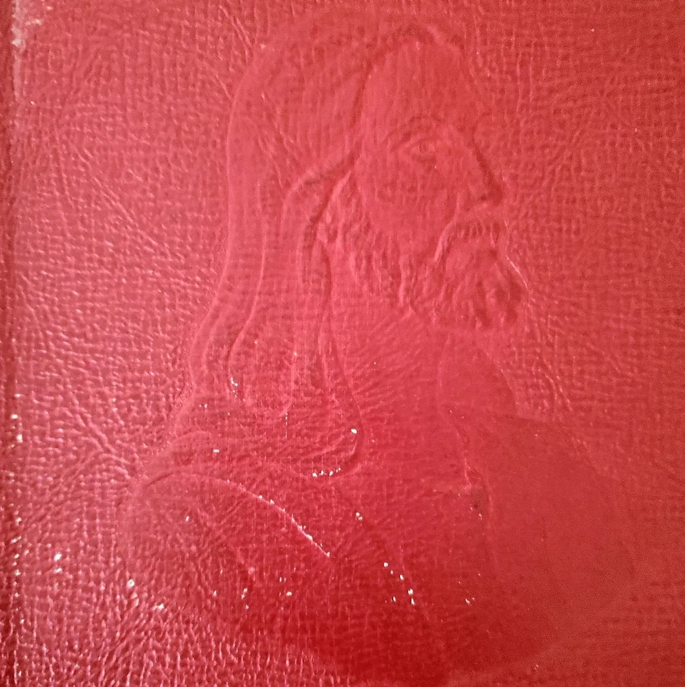 1966 Red VINTAGE KJV BIBLE Maps Prayers Photos Christian Religion Jesus